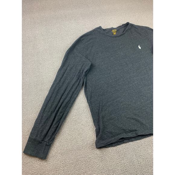 Polo Ralph Lauren Men Large Gray Long Sleeve Shirt - Picture 10 of 13